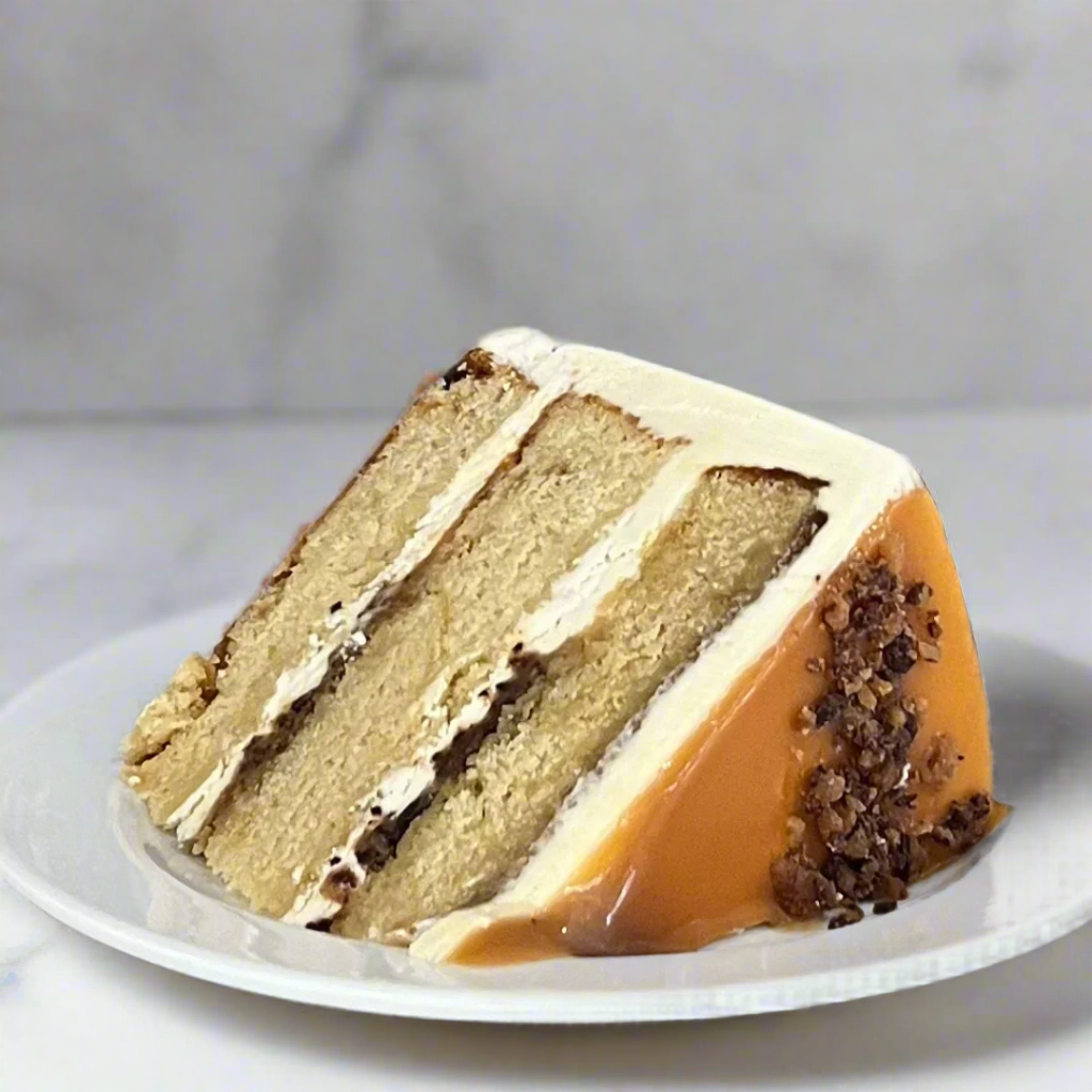 Toffee Crunch Cake Slice