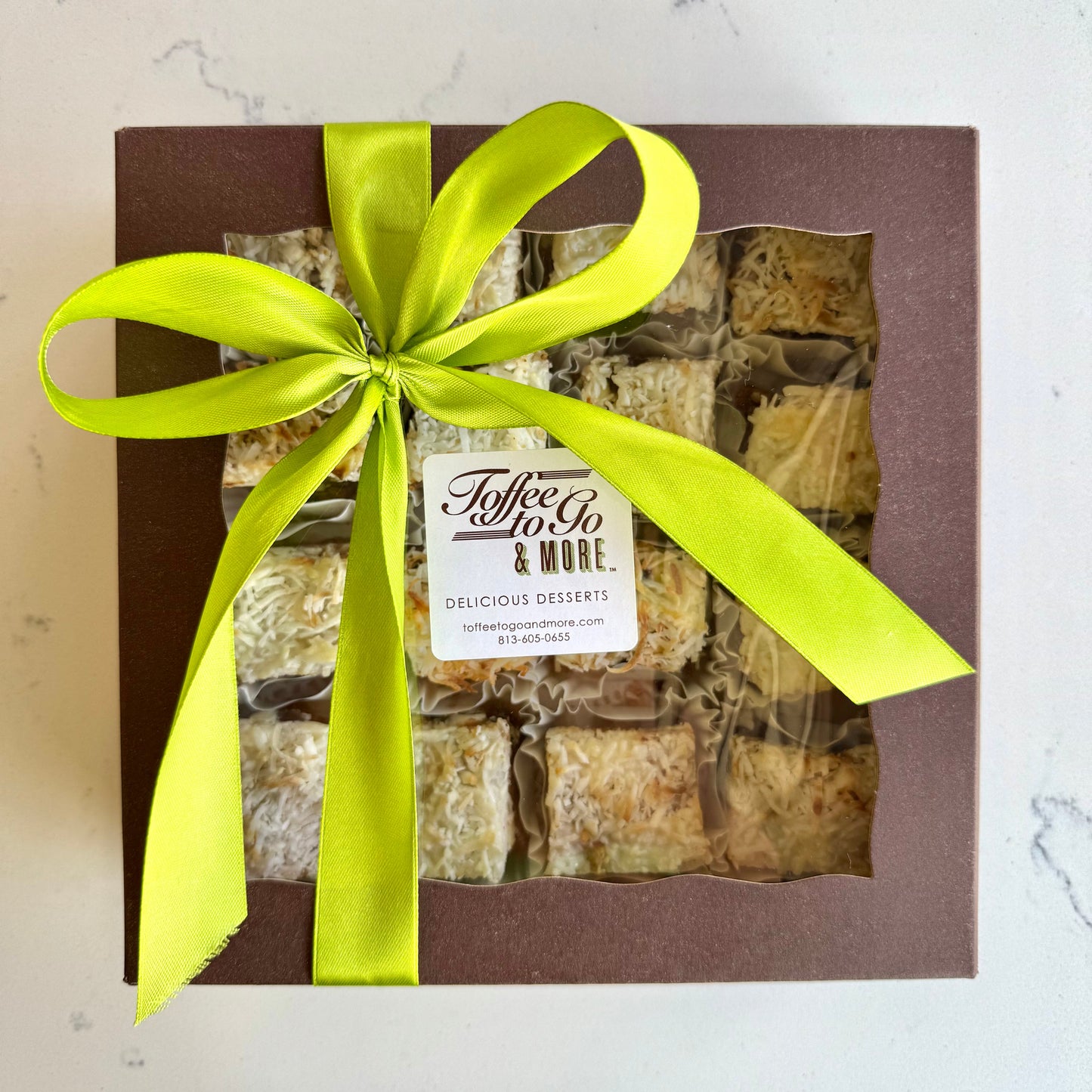 magic toffee bar minis dessert gift box party platter tampa bakery 2