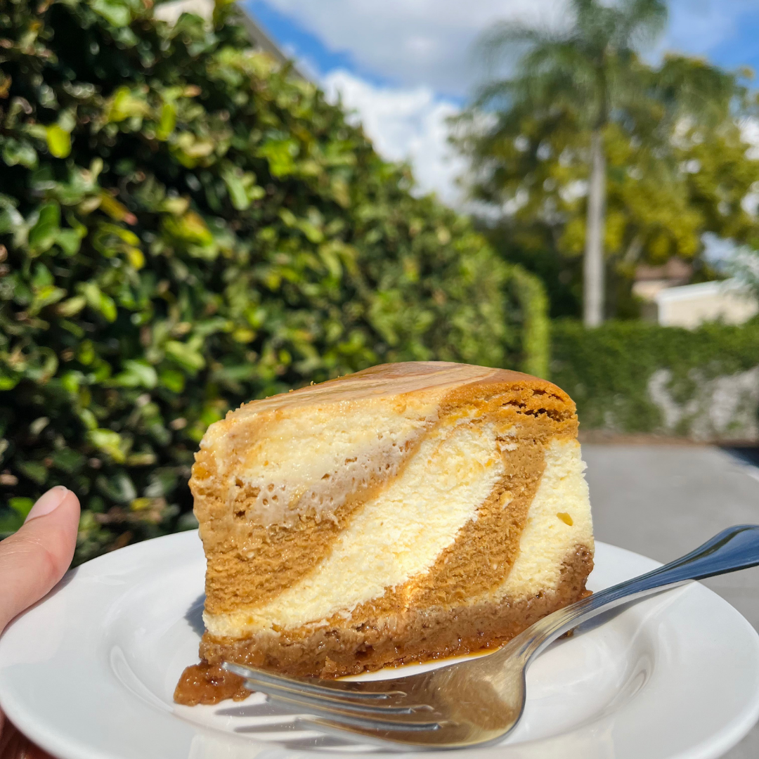 Whole Pumpkin Swirl Cheesecake