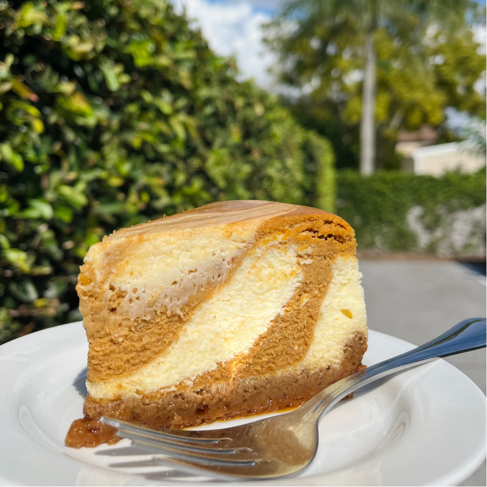 Whole Pumpkin Swirl Cheesecake