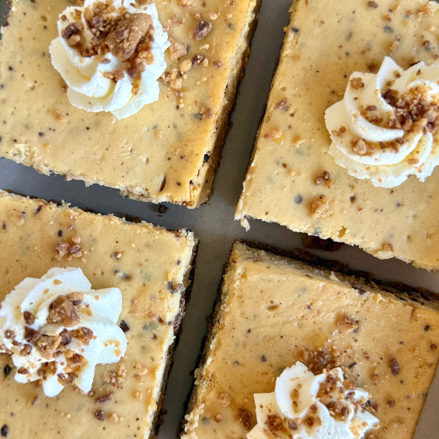 toffee cheesecake bar tampa desserts bakery gift box platter 2