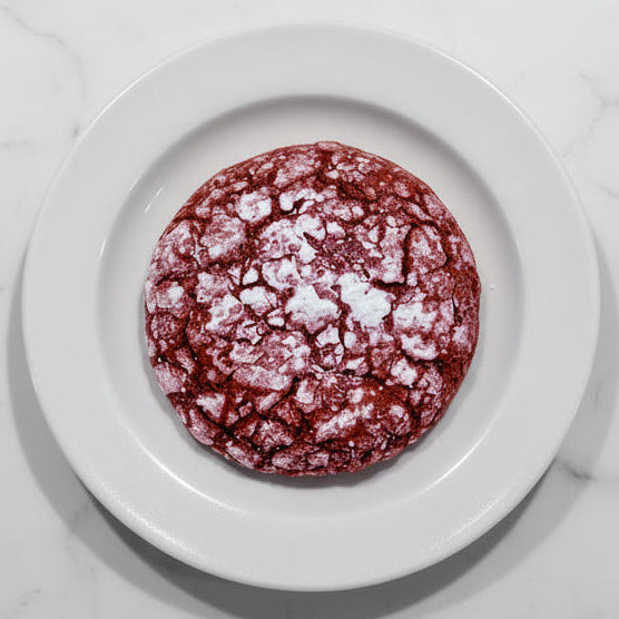 Red Velvet Crinkle Cookie