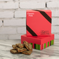 Classic Pink and Brown box with Dark Chocolate Pecan Toffee stack