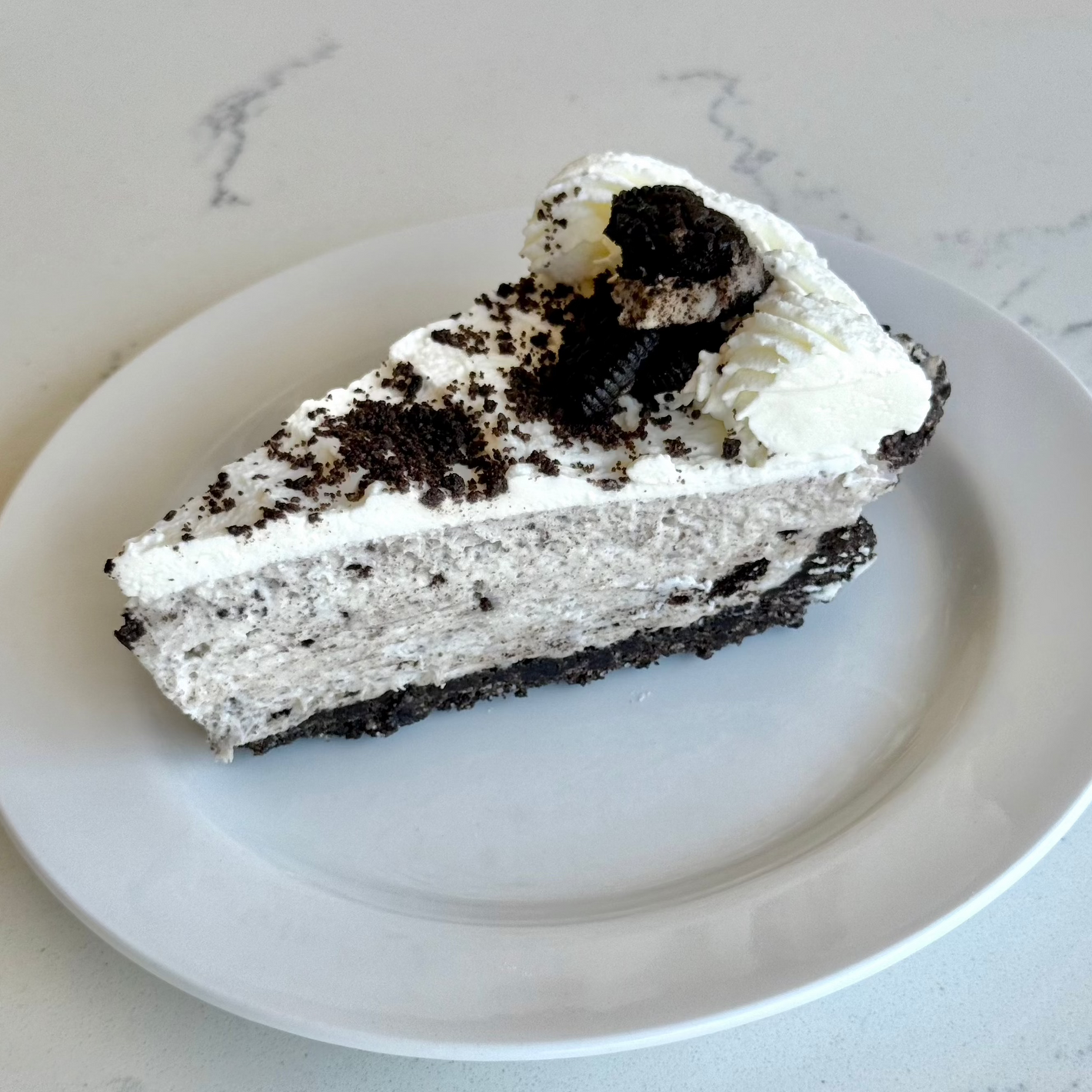 cookies and cream pie slice oreo pie desserts Tampa pies
