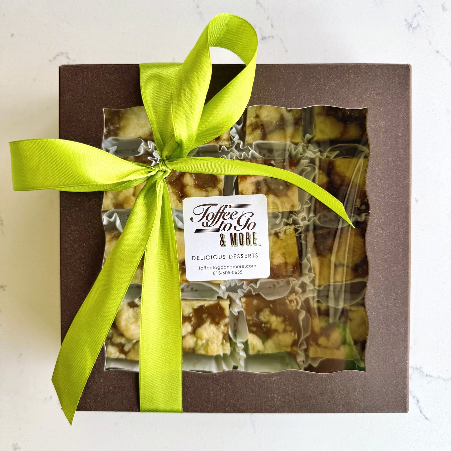 Gooey Toffee Bar Party Platter