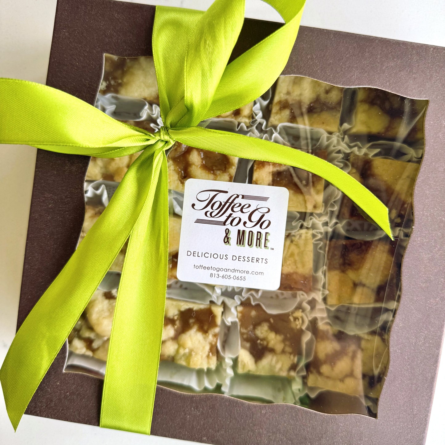 Gooey Toffee Bar Party Platter