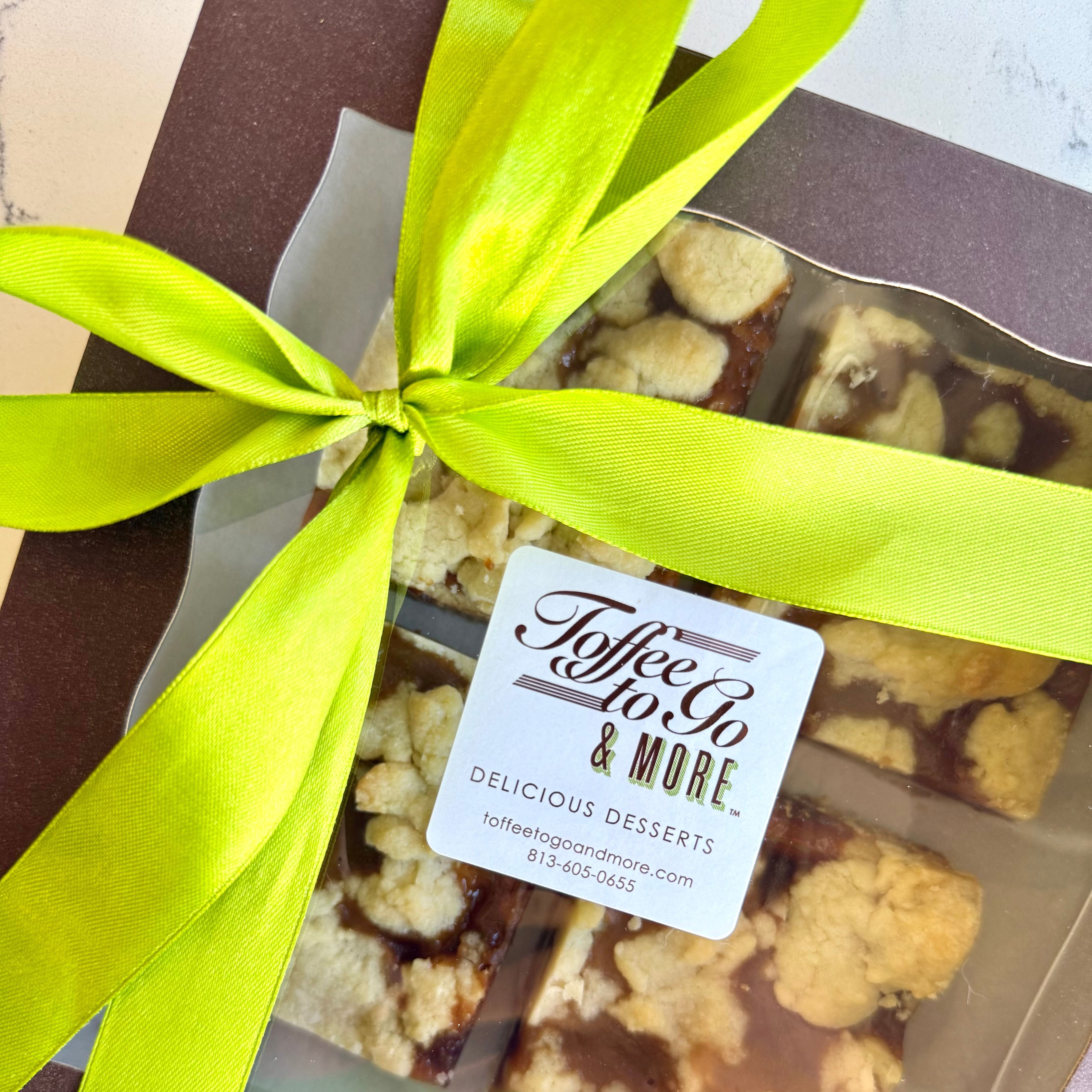 Gooey Toffee Bar Party Platter