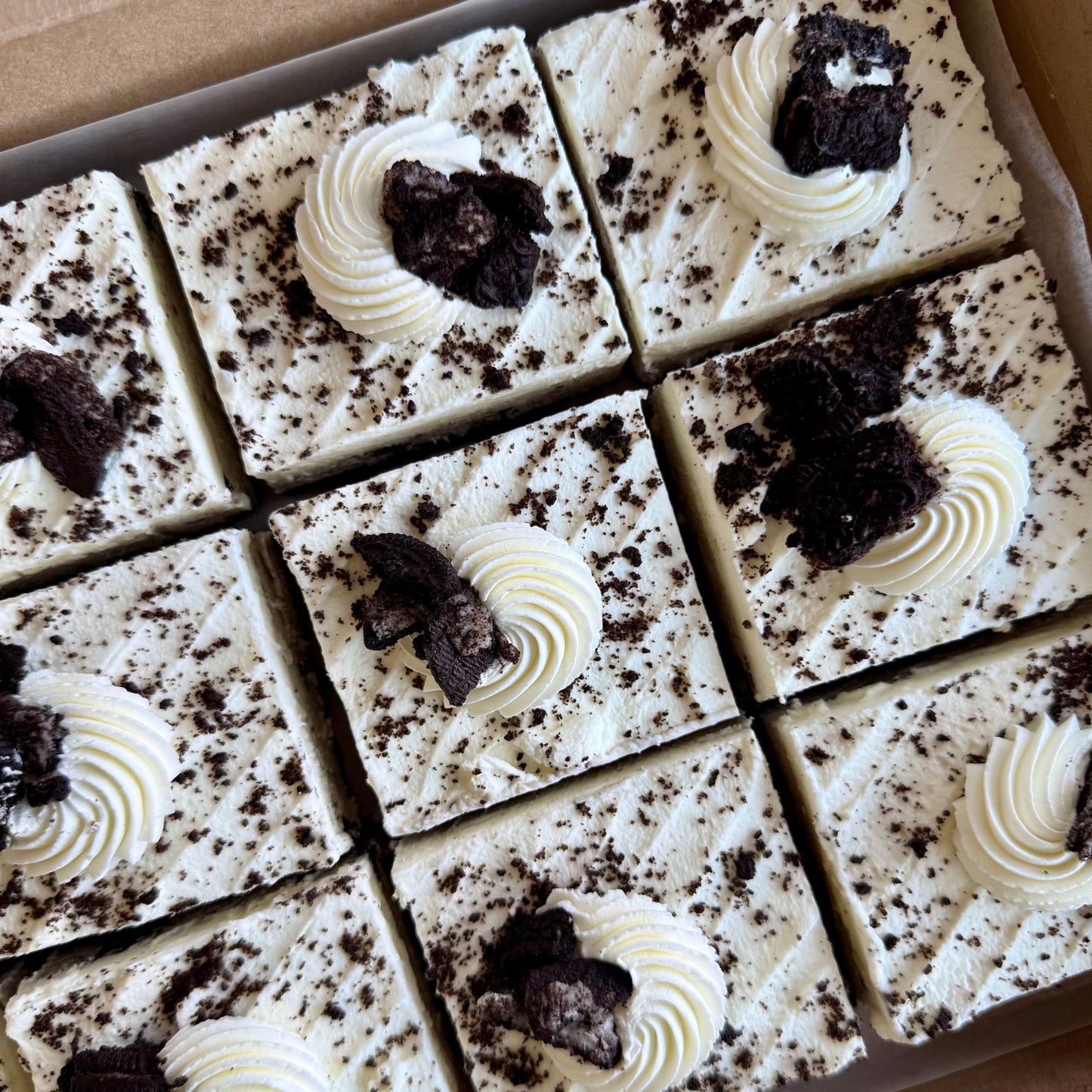 Cookies and Cream Pie Bar Party Platter