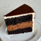 Chocolate Mousse Cake Slice