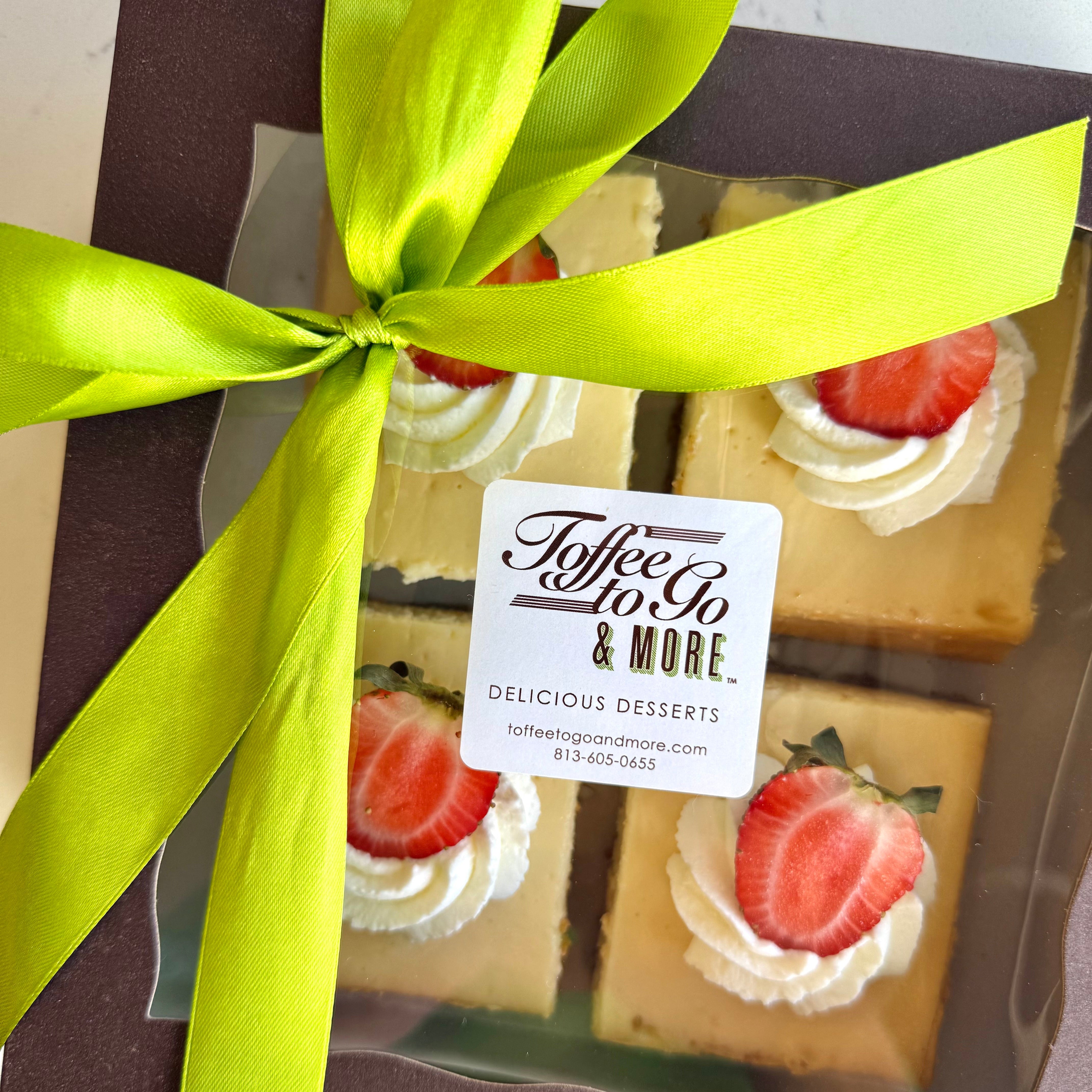 New York Cheesecake Bar Party Platter Tampa Desserts Gift Box Bakery 