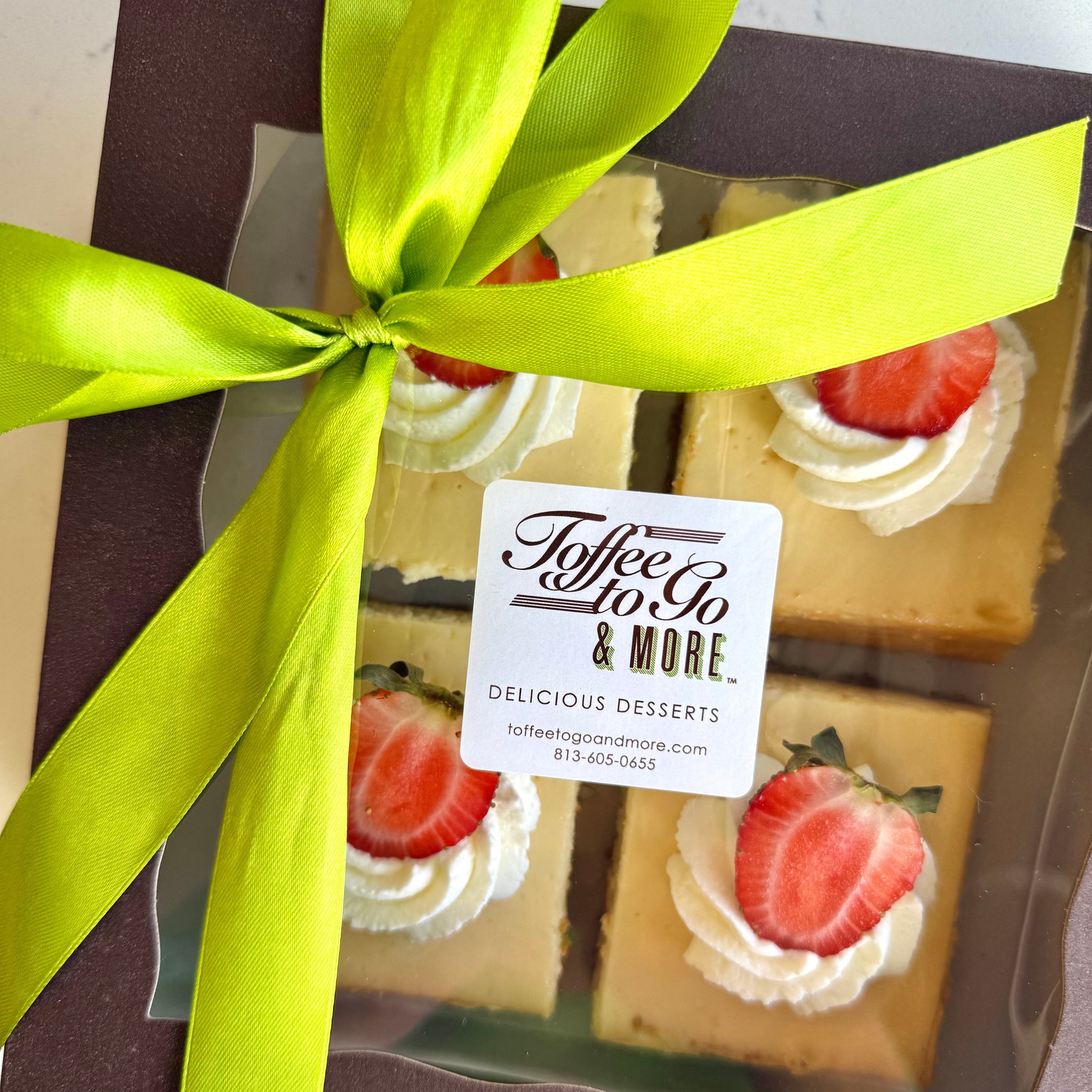 New York Cheesecake Bar Party Platter Tampa Desserts Gift Box Bakery 