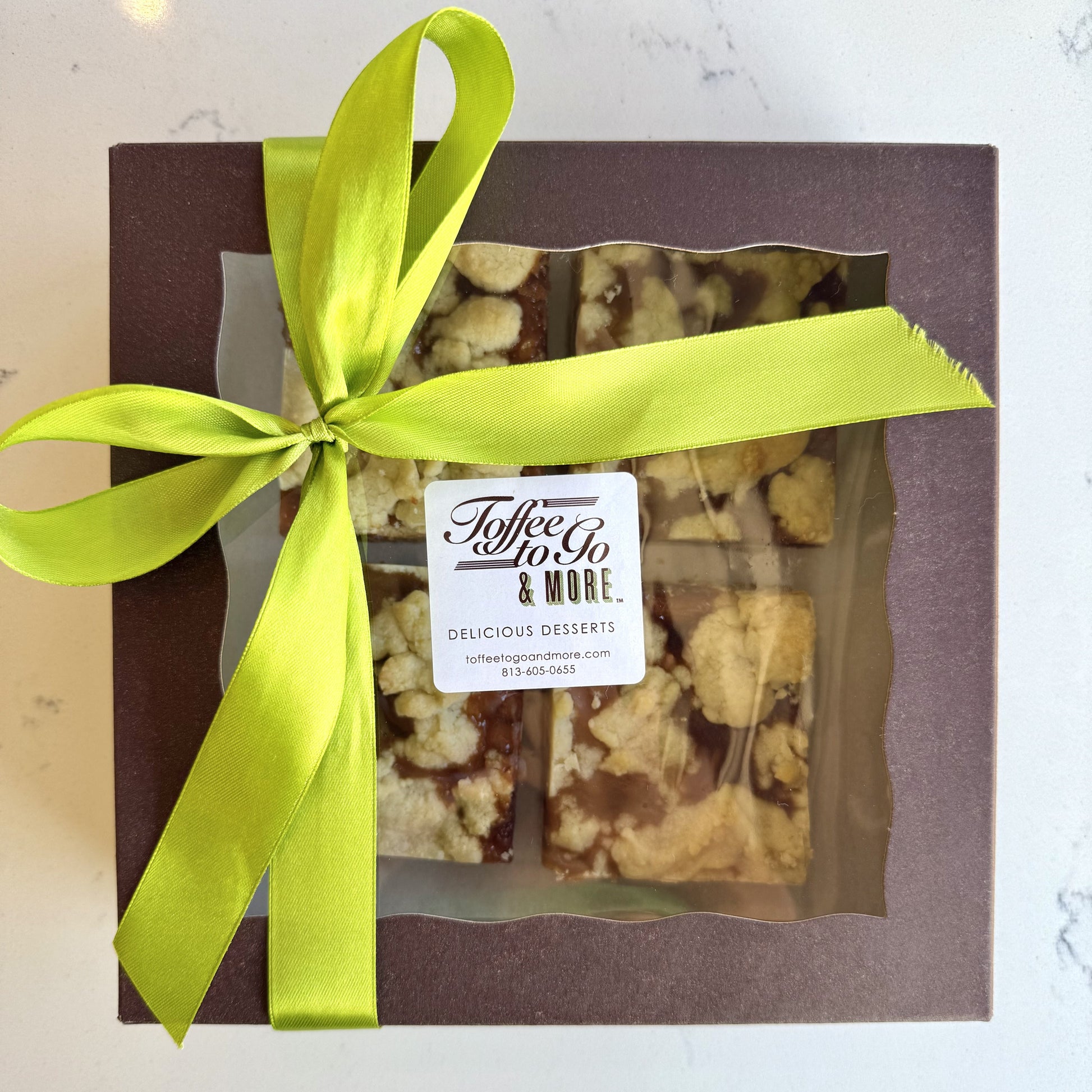 gooey toffee bar shortbread party platter dessert bars tampa bakery 2