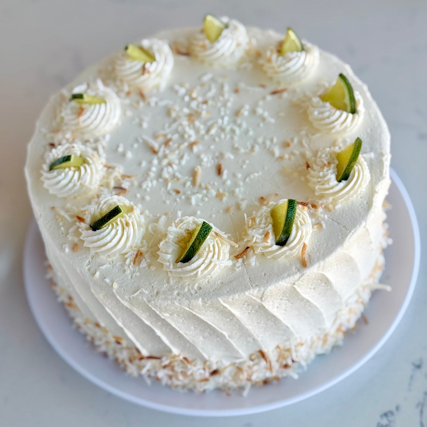 key lime coconut cake slice tampa desserts bakery 2