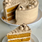 Pumpkin Spice Latte Cake Slice