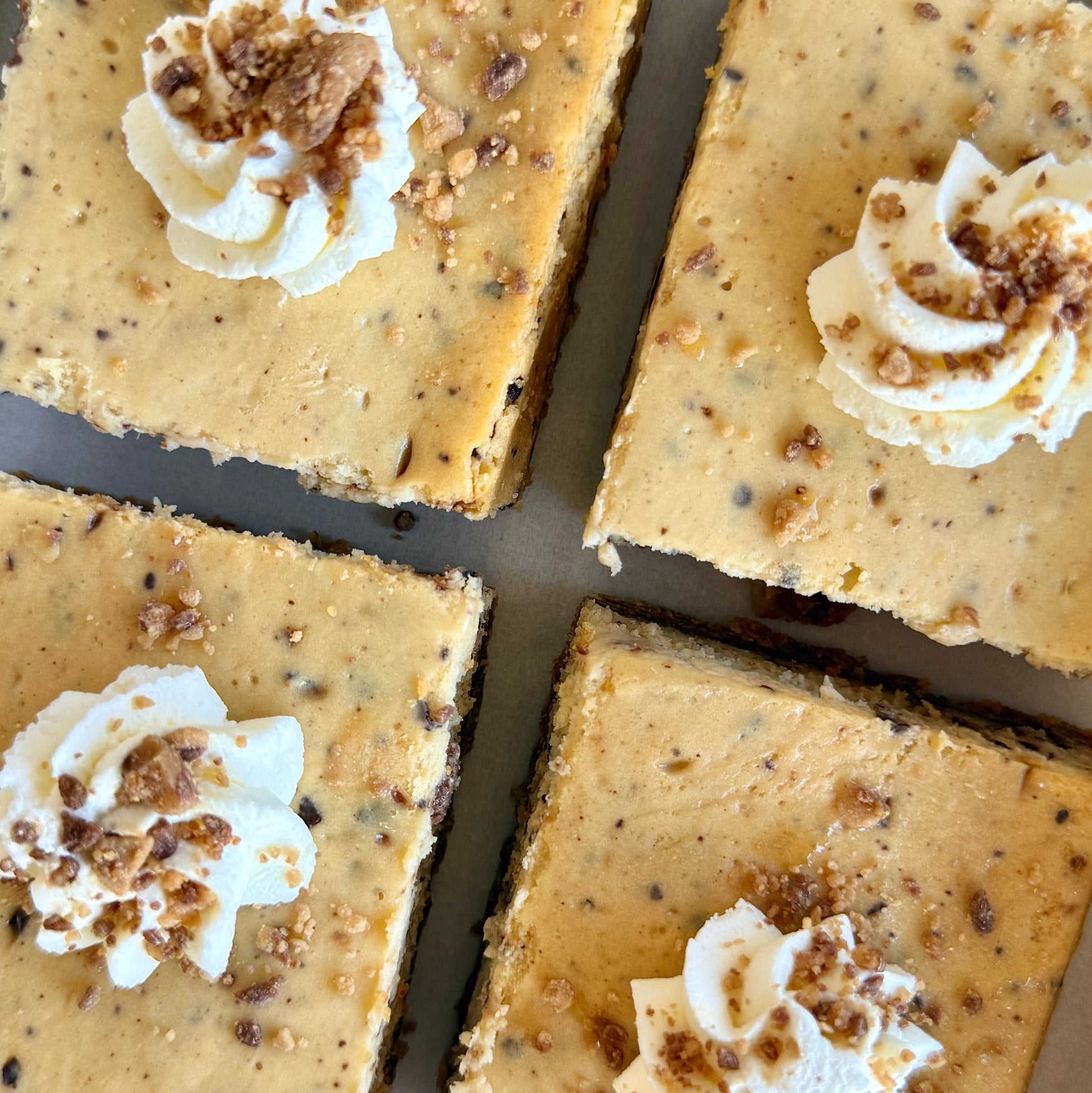 toffee cheesecake bar tampa desserts bakery gift box platter 2