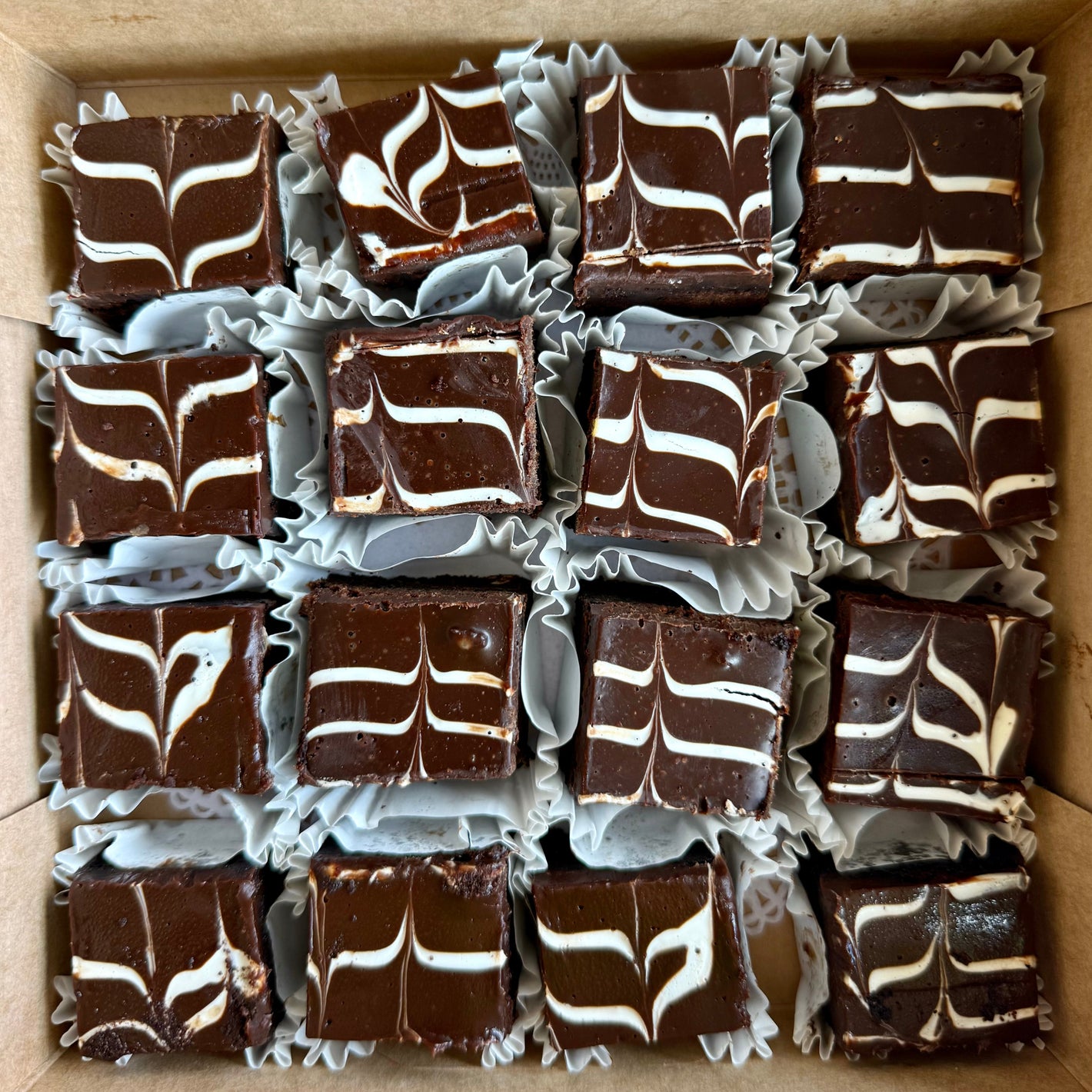 triple chocolate brownie party platter desserts tampa gift box dessert bars 